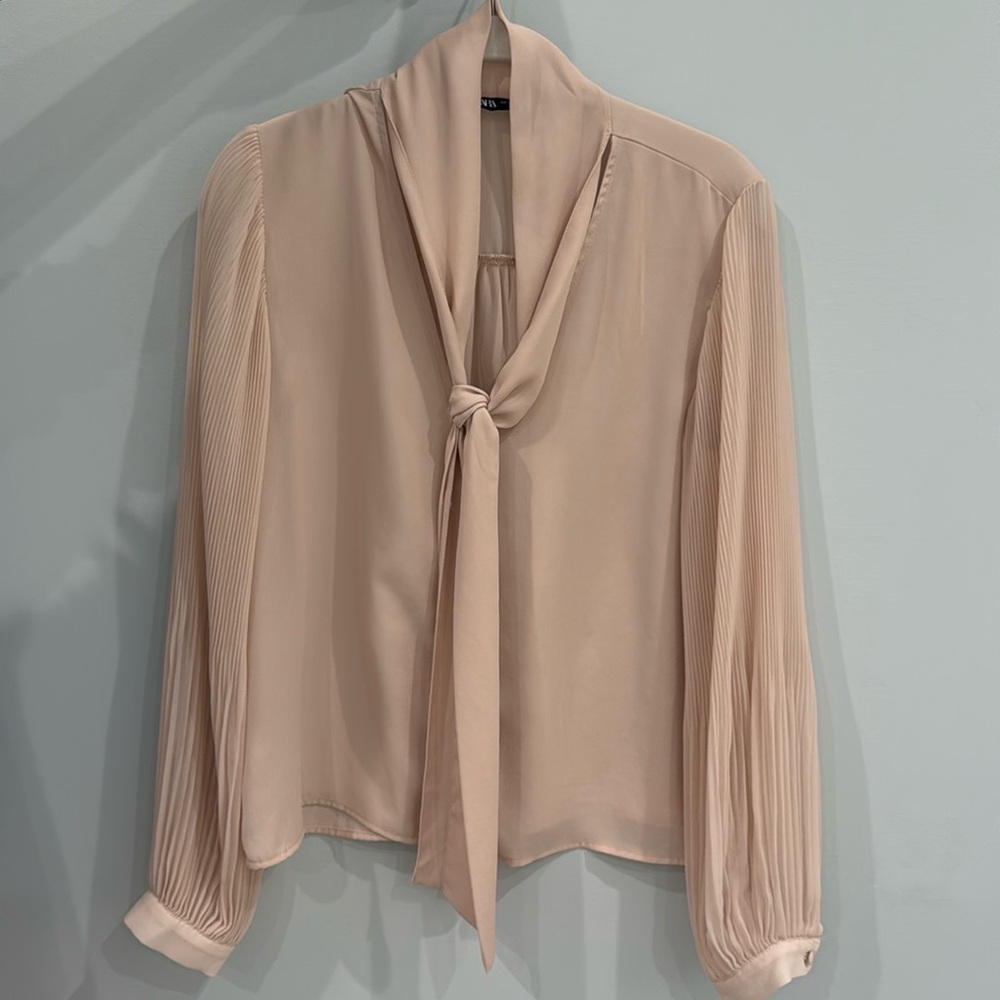Cream Zara blouse